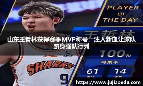 山东王哲林获得赛季MVP称号，注入新血让球队跻身强队行列